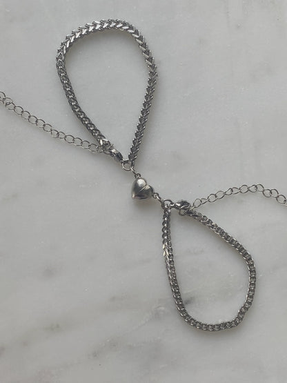 Magnetic Couples Bracelet Set