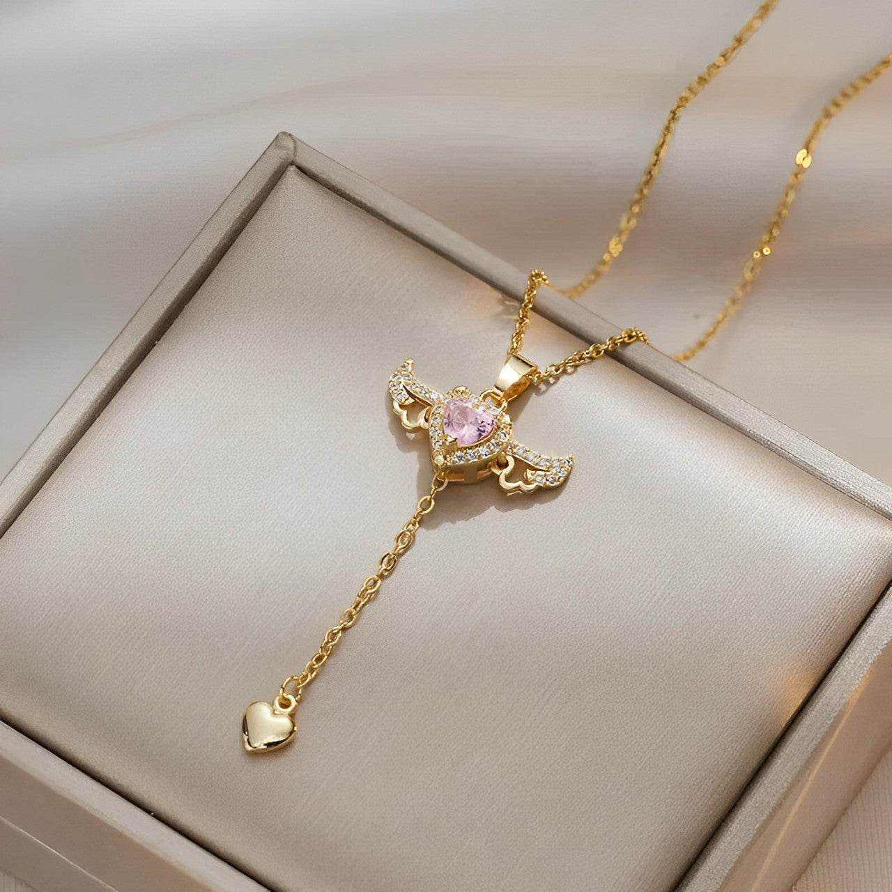 Lustrella™ Crystal Heart Necklace
