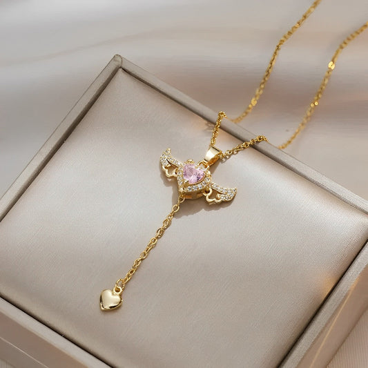 Lustrella™ Crystal Heart Necklace