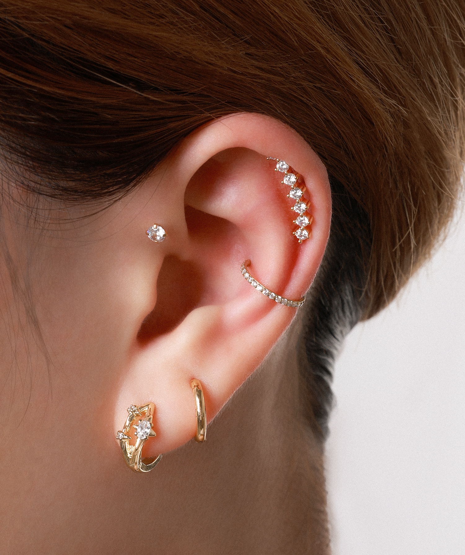 Luxe Sparkle Stud Earring