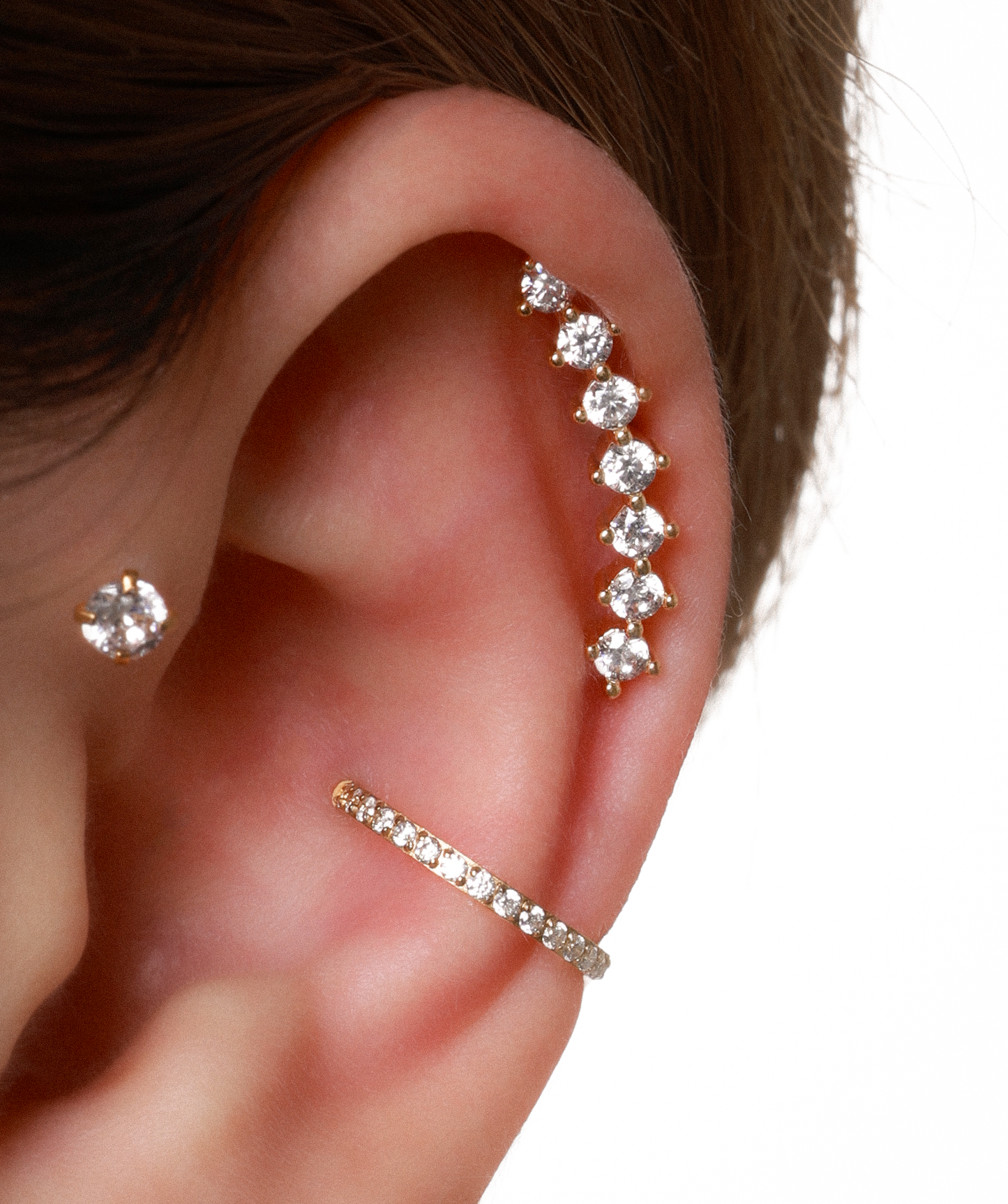 Luxe Sparkle Stud Earring